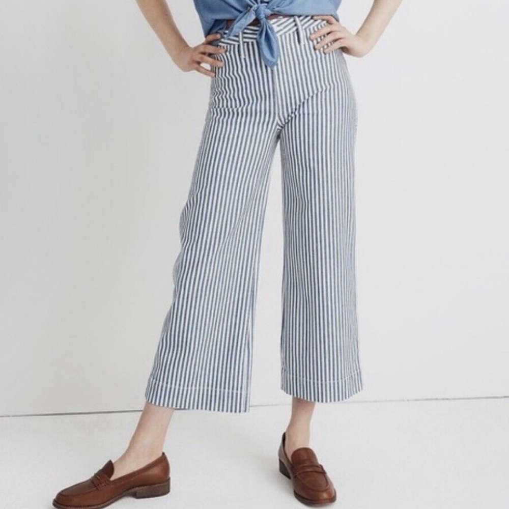 Madewell Emmett Wide Leg Crop Pants